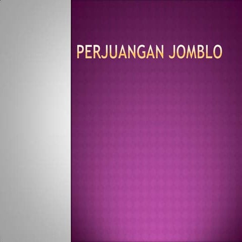 Perjuangan jomblo