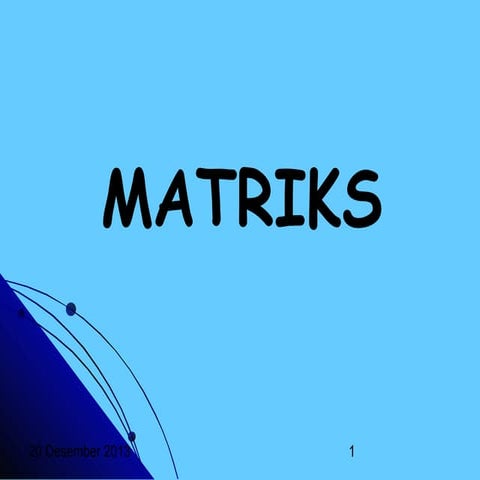 Perkalian matriks