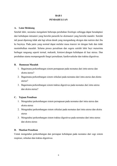 Perkembangan dan persiapan kehidupa...