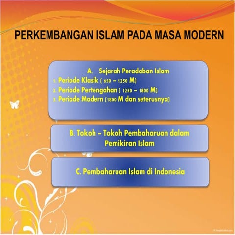 Perkembangan islam masa modern | PPT