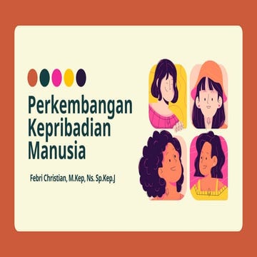 Kepribadian Manusia | PPTX
