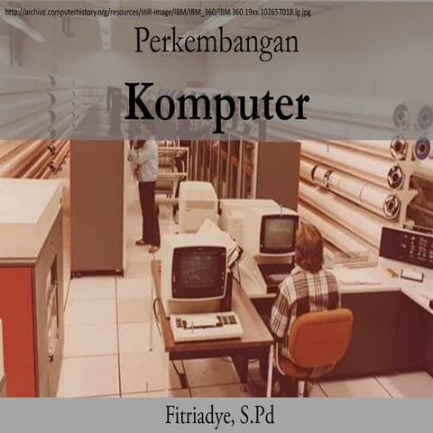 Perkembangan komputer