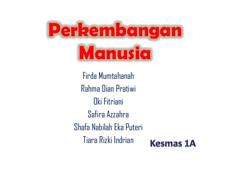 Perkembangan Manusia