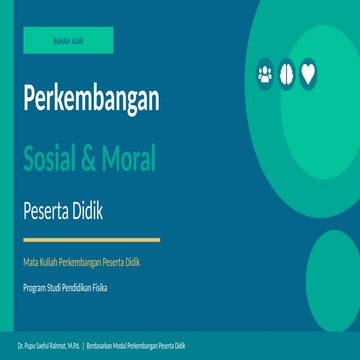 Perkembangan Sosial dan Moral Peserta Didik: Teori, Faktor, dan ...