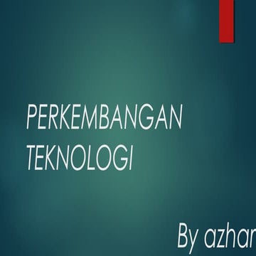 Perkembangan teknologi ipa4  