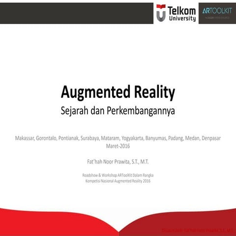 Sejarah dan Perkembangan Augmented Reality