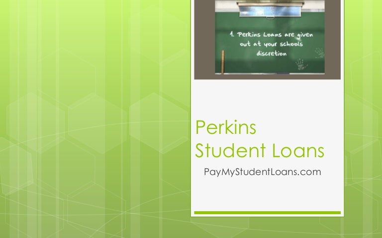 Perkins student loans