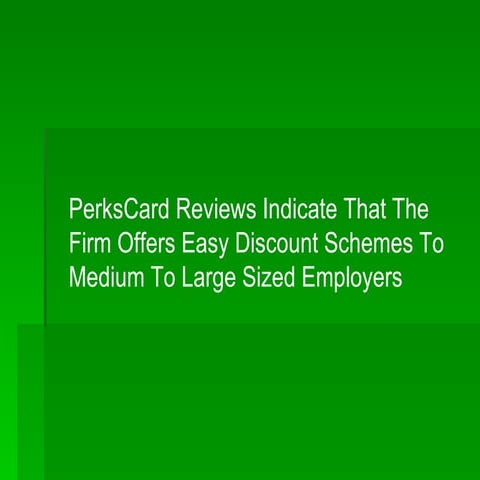 Perks card review | PPT