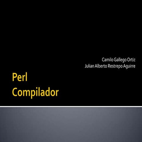 Compilacion Perl