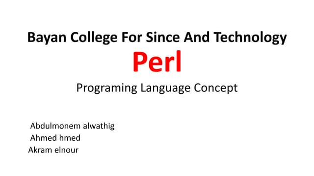 Perl
