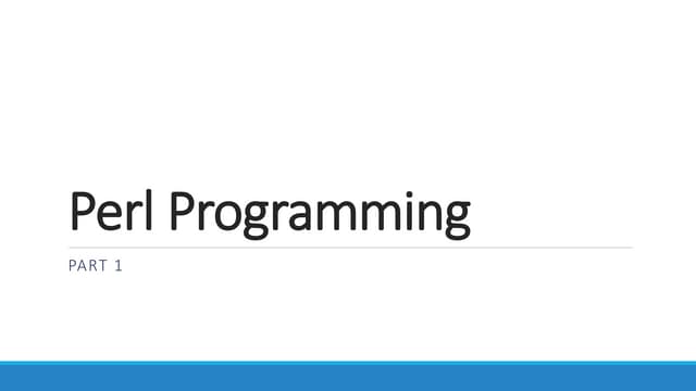 Perl