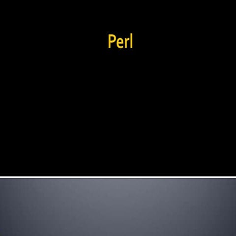 Perl regular expr tsp | PPT