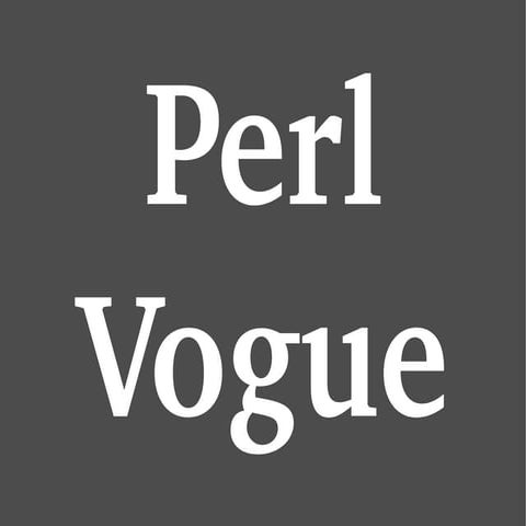 Perl Vogue