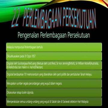 Perlembagaan persekutuan