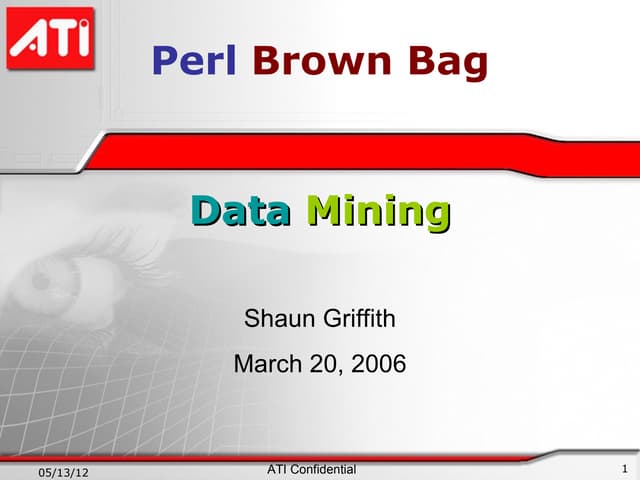 Perl Intro 2 First Program