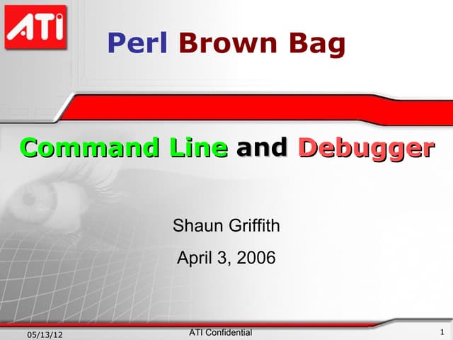 Perl Intro 4 Debugger