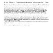 Perlu Diketahui Perbedaan Judi Online Terpercaya Dan Tidak