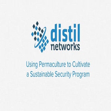 Using Permaculture to Cultivate a Sustainable Security Program