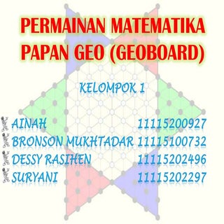 Permainan matematika PAPAN GEOMETRI
