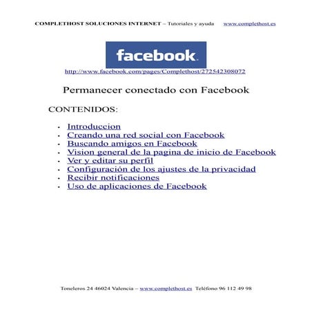 Manual de facebook | PDF