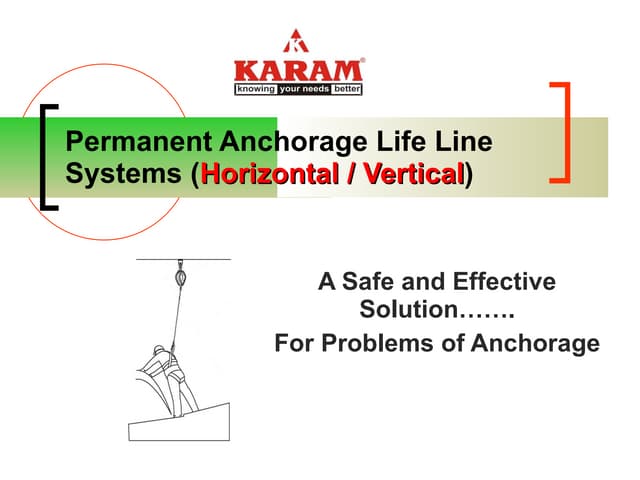 Permanent Anchorage Life Line