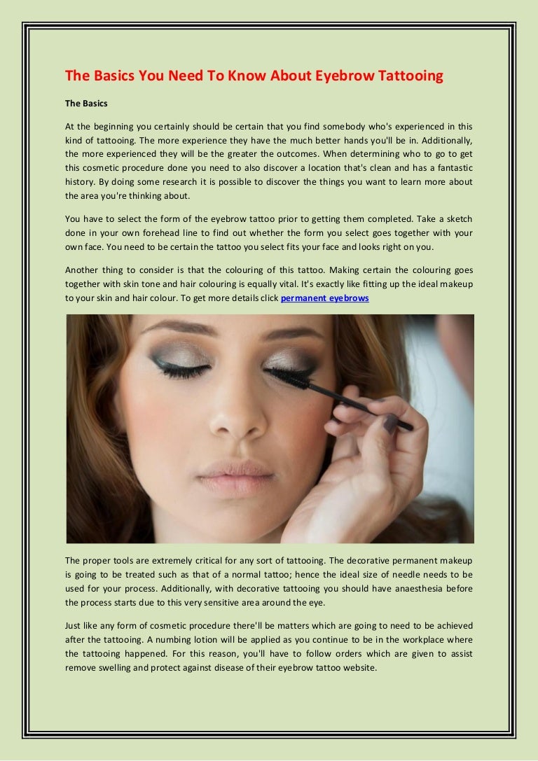 Permanent Eyebrows slideshare