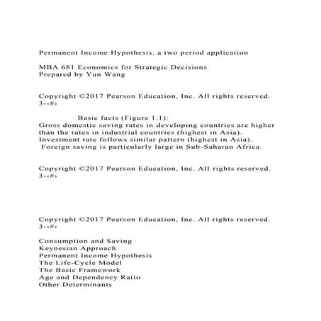 Permanent Income Hypothesis, a two period application MBA 6.docx
