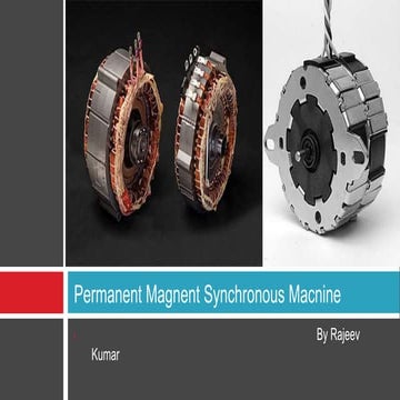 Study of Permanent Magnent Synchronous Macnine