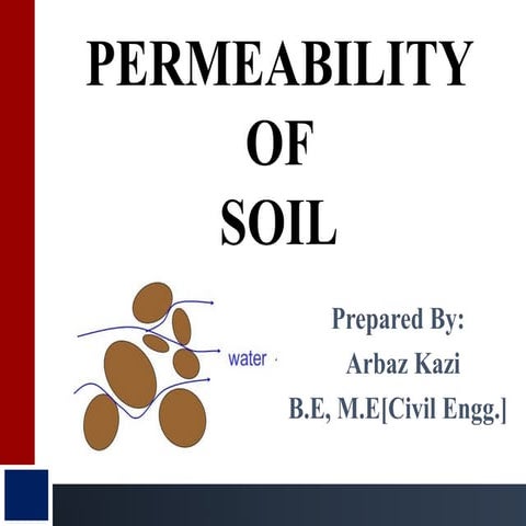 Permeability of Soil