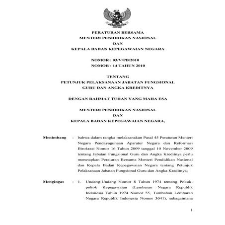 Permen diknas no 14 tahun 2010 no 16