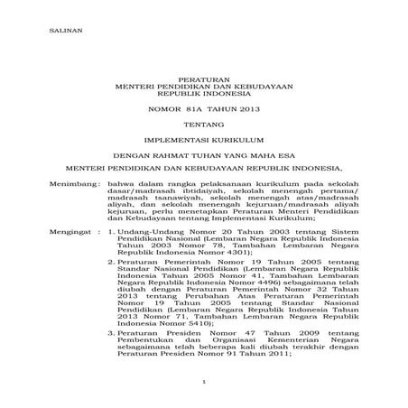 Permen tahun2013 nomor81a