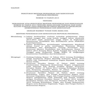 Permen tahun2014 nomor073