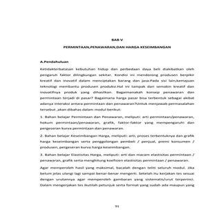 Permintaan, penawara, dan harga kes...