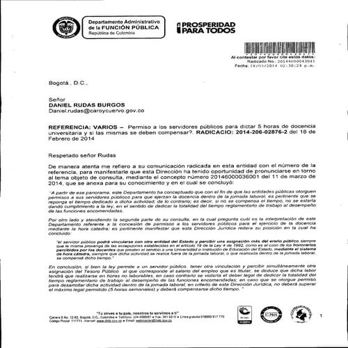 Permiso para ejercer docencia