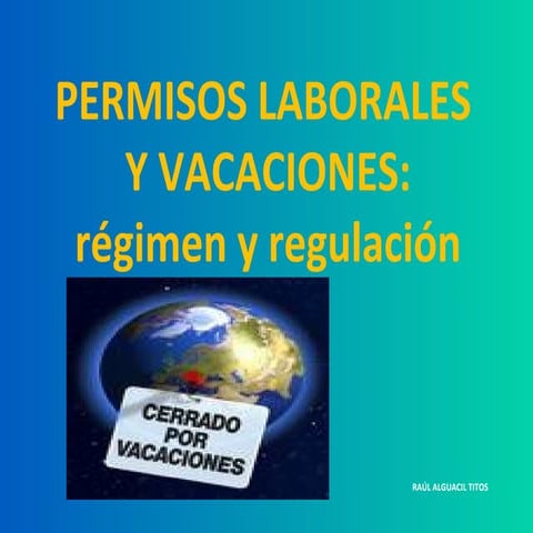 Permisos laborales y_vacaciones