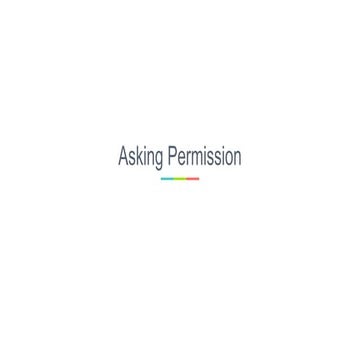 Asking for permission and Making a Request ESL | PPT