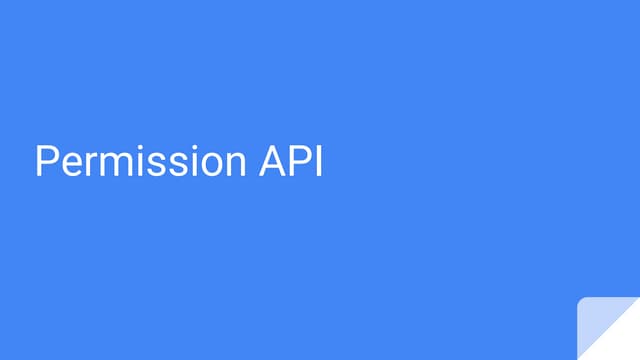 Permissions api