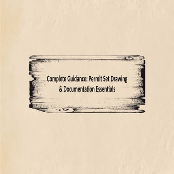 Complete Guidance: Permit Set Drawing & Documentation | PPTX