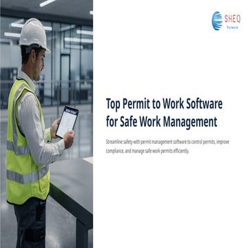 Smart Work Permit Management Software for Safer Operations | PPTX