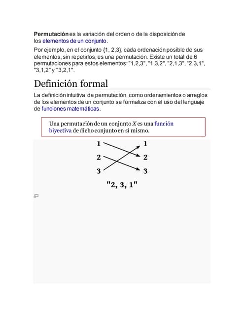 Permutacion