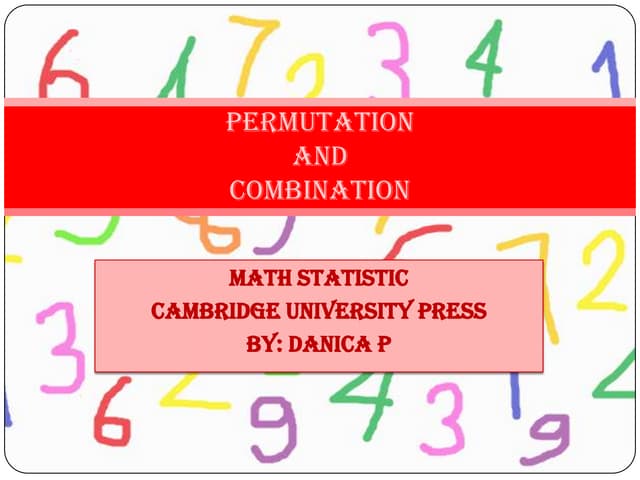Permutation and combination - Math ...
