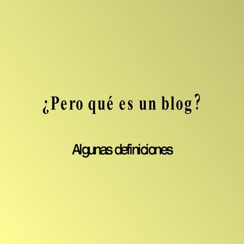 Elementos de un blog | PPT