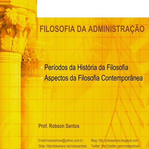 Períodos da Filosofia
