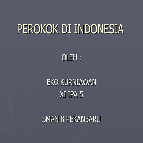Perokok di indonesia