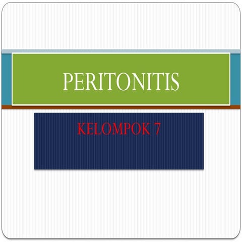 Comprehensive Overview of Peritonitis: Definition, Symptoms, Diagnosis ...