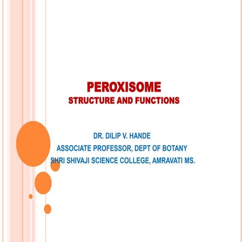 Peroxisomes