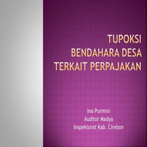 Perpajakan desa