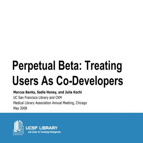 Perpetual Beta Final PPT