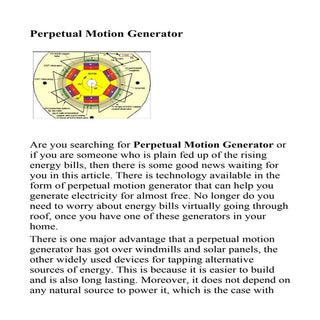 Perpetual Motion Generator - Shocki...