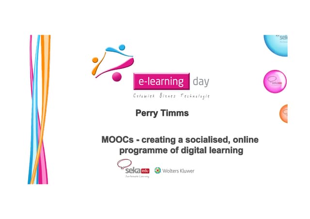 MOOCs Overview from Seka Edu Conference Warsaw 4 June 2014